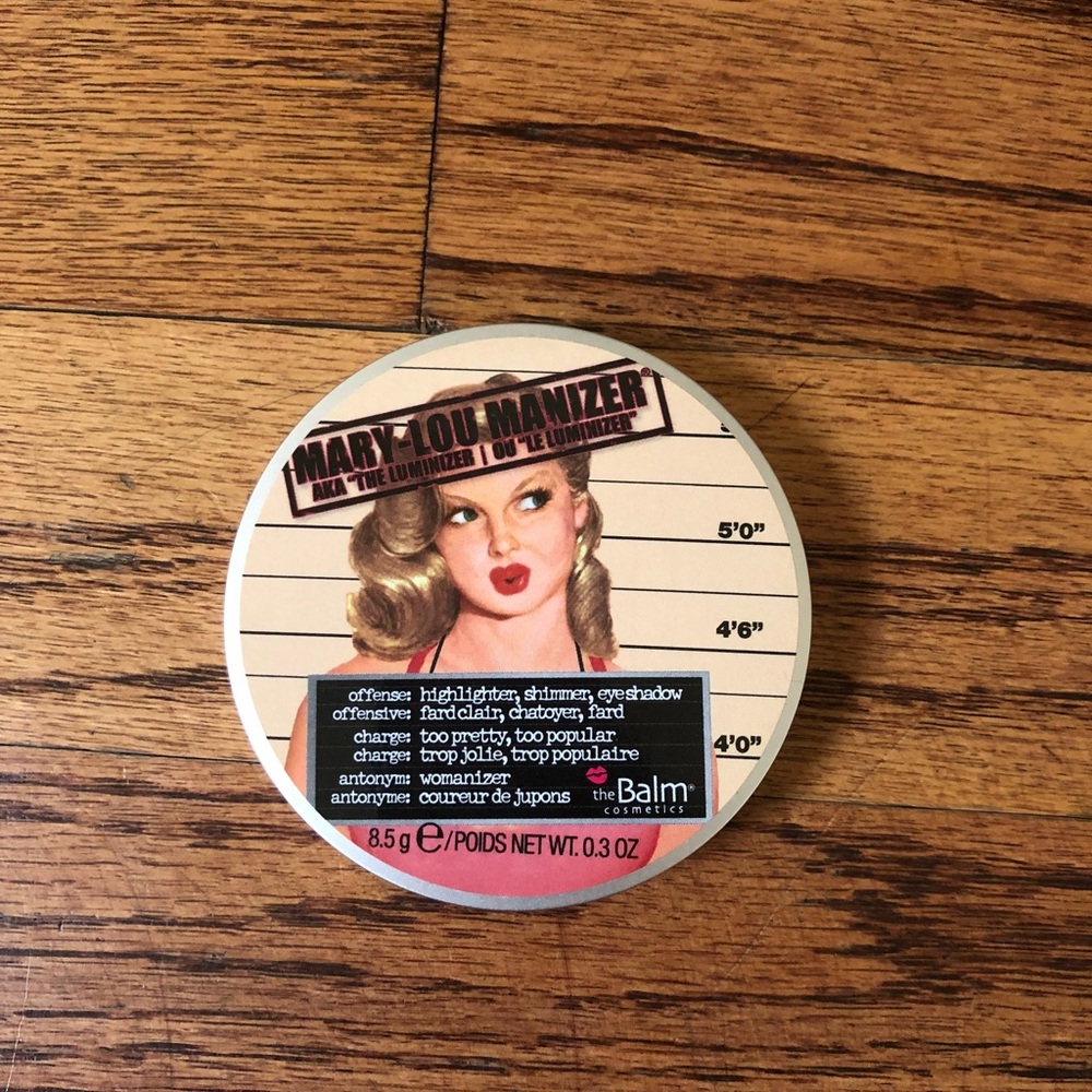 The balm Mary-Lou Manizer practically new.